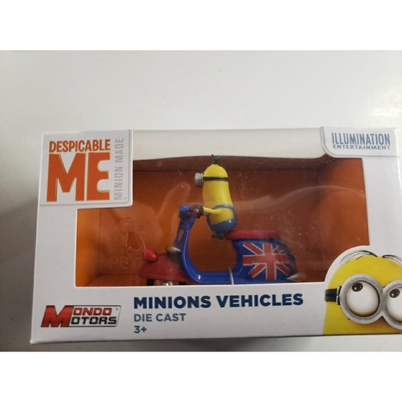 Despicable Me Minion Made Die Cast Vehicles Mondo Motors Toy - Scooter - Picture 4 of 4